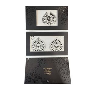 Bijoux Indiscrets Flamboyant Rhinestone Pasties Body Decorations Black Grey NEW